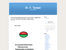 Tablet Screenshot of dr-tampe.de
